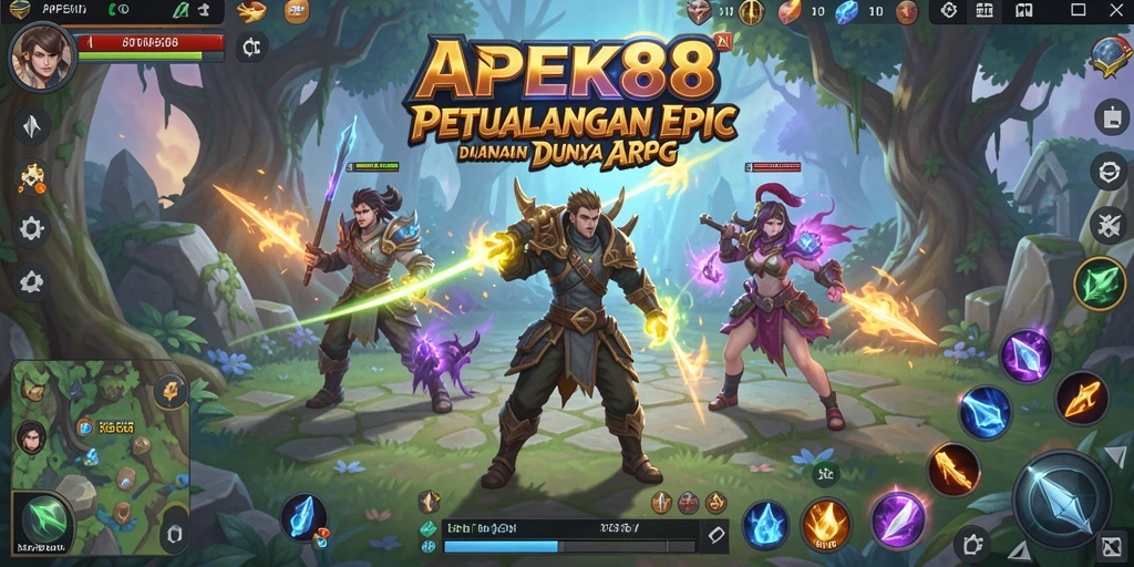 Menampilkan aksi petualangan seru dalam APEK88 yang menakjubkan.
