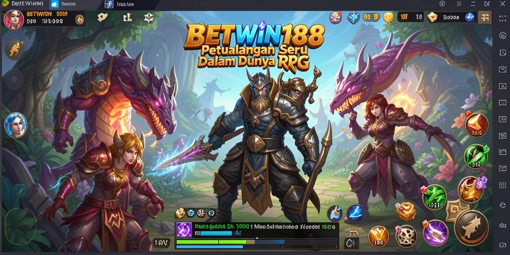 Tampilan gameplay BETWIN188 yang menarik dan seru saat berpetualang.