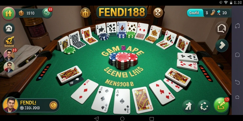 Screenshot gameplay seru FENDI188 dengan interaksi antar pemain.