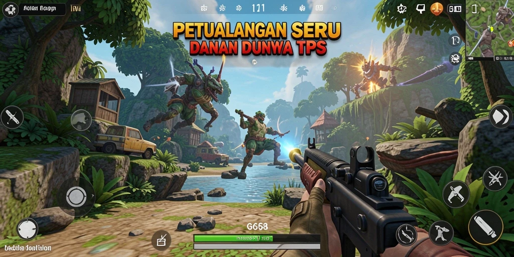 Gameplay G668 dengan aksi menegangkan dalam TPS.