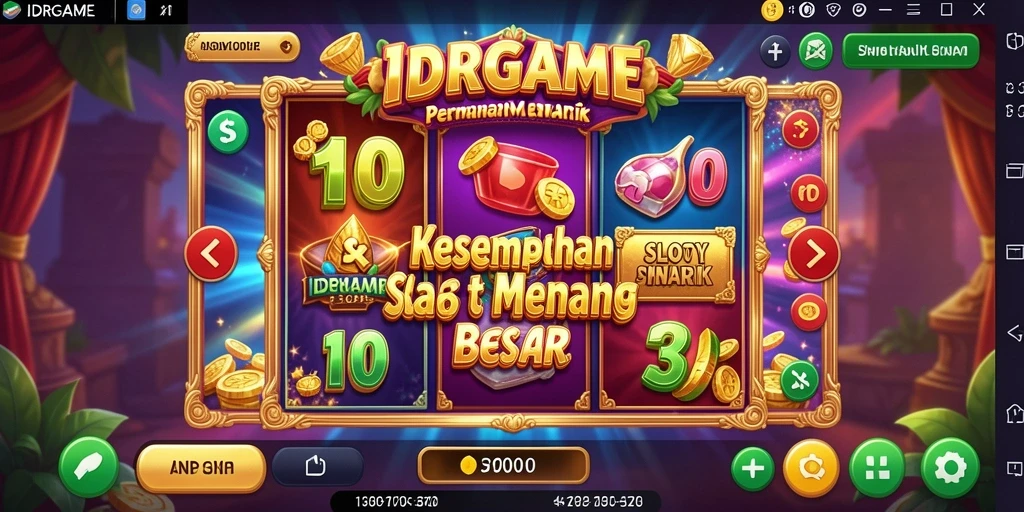 Tampilan gameplay Slot yang seru dan menantang di IDRGAME.