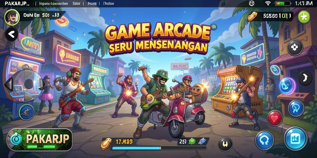 Tampilan gameplay seru PAKARJP yang menantang dan menarik.
