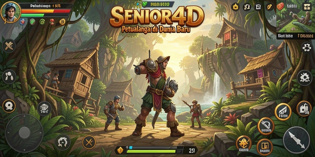Screenshot gameplay SENIOR4D yang menampilkan aksi petualangan seru.