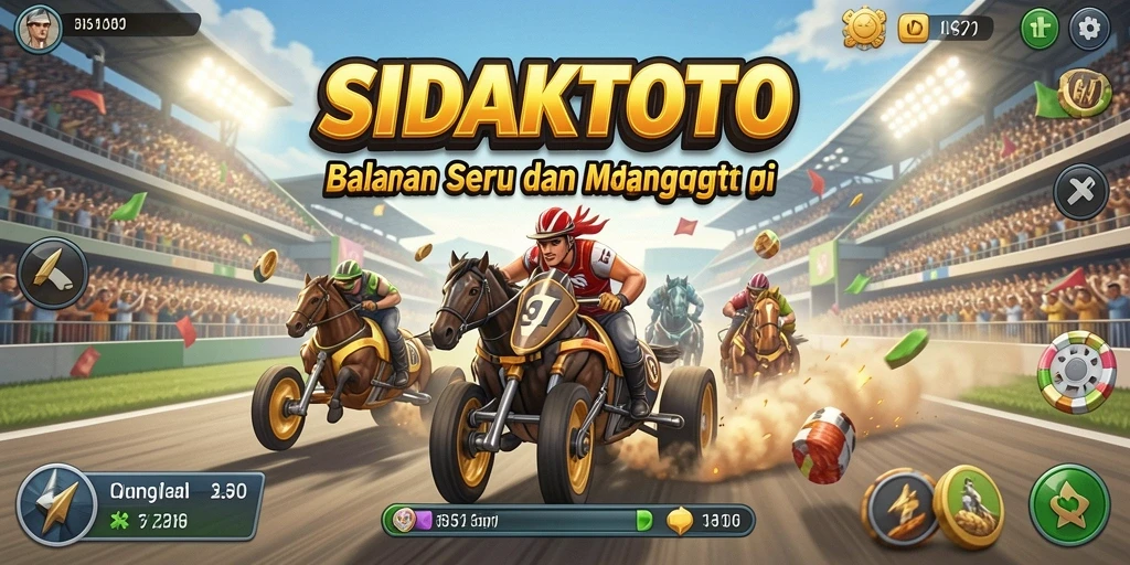 Screenshot gameplay yang mendebarkan dari SIDAKTOTO.