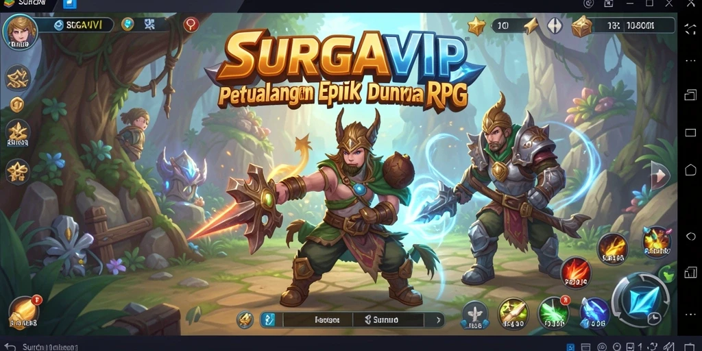 Gameplay seru dengan eksplorasi dunia RPG yang luas.