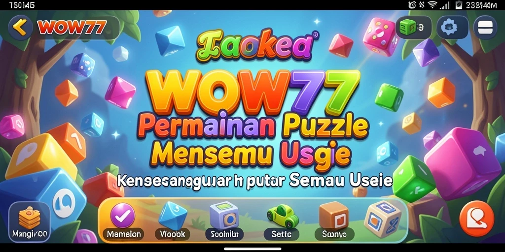 Tampilkan gameplay seru dan menantang dari WOW77 yang penuh puzzle.