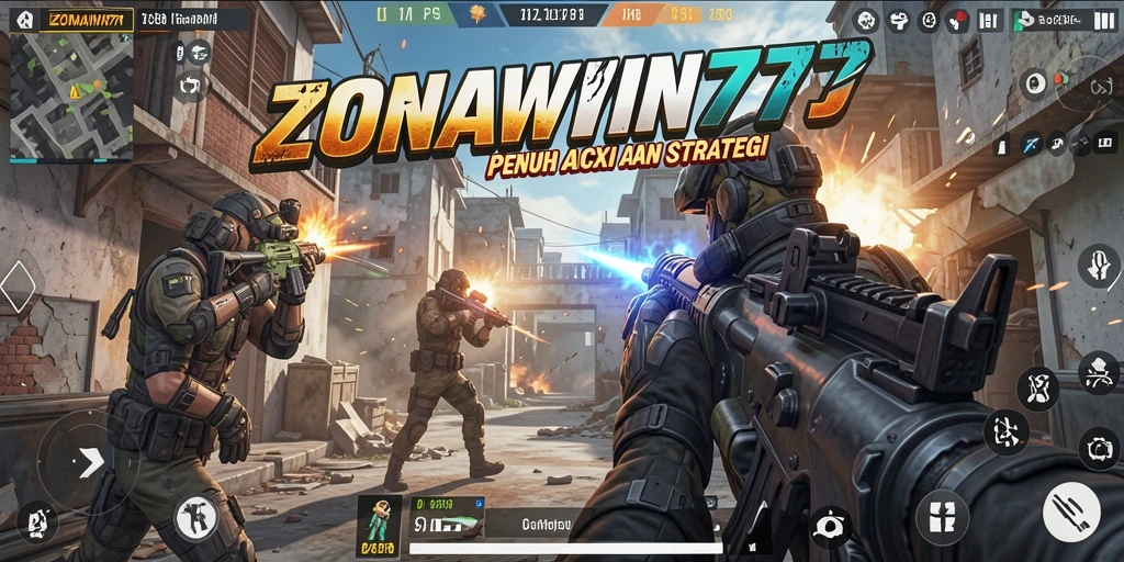 Screenshot menampilkan aksi seru dalam gameplay ZONAWIN777.